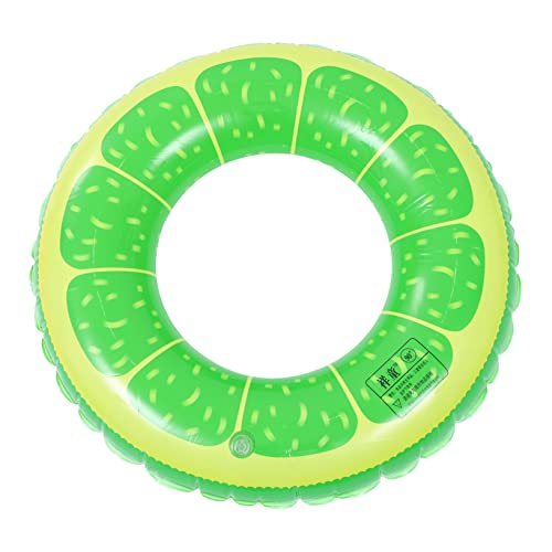 ifundom Inflatable Swim Ring Design Easy to Inflate Deflate for Pools Beaches Portable Floating Ring for Adults Summer Present