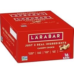 1 of Larabar Cashew Cookie, Fruit and Nut Bars, Gluten Free and Vegan, 27.2 oz, 16 Ct