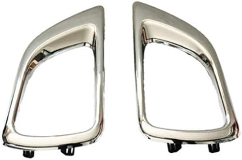 Cubierta de decoración de lámpara antiniebla de coche, accesorios de lámpara antiniebla ABS, 2 piezas de rejilla de decoración de lámpara