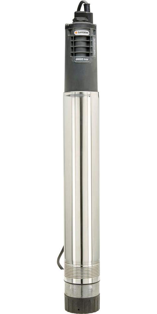 Bomba sumergible 6000/​5 Inox Automatic Premium Cuerpo de Acero inoxidable muy Resistente. Ideal para pozos perforados de diámetro mínimo de 100 mm.