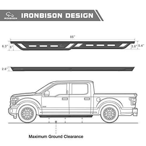 Estribos IRONBISON para Silverado Sierra 2007-2019 miniatura 3