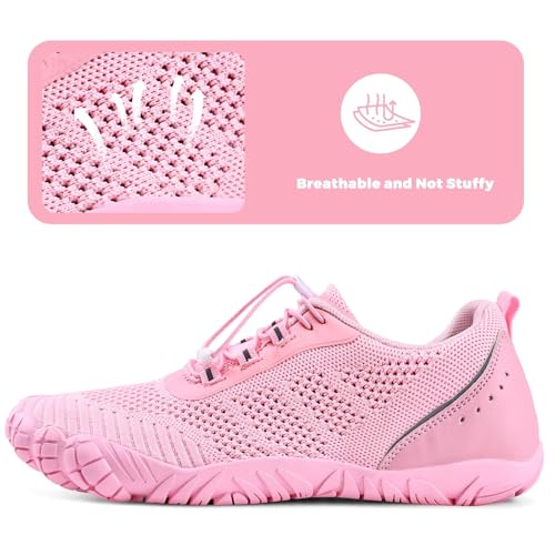 Image of WateLves Barefoot Water Shoes Men Women Wide Toe Box Minimalist Gym Sneakers Zero Drop Walking Shoes for Training Yoga Beach Hiking