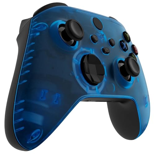 Image of ProControllers LLC Wireless Custom Controller Compatible with PC, Windows 10+, Series X /S & One (Series X /S Clear Blue)