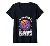 Photo Gallery donna pickleball soft serve divertente pickleball maglietta con collo a v Photo Gallery donna pickleball soft serve divertente pickleball maglietta con collo a v