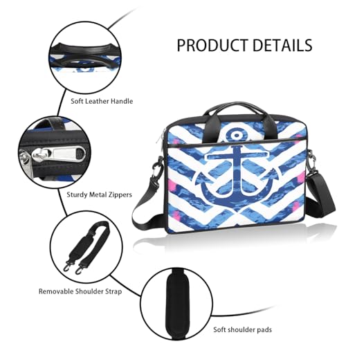Bolso Chevron Ocean Anchor para Laptop 15 Pulgadas miniatura 4