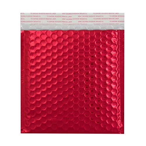 EliteKoopers 230x324mm Metallic Foil Bubble Wrap Envelope For Mailing Bags Gloss Postal Padded Pouch
