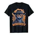 Photo Gallery divertente gatto grafico howdy western cowboy cowgirl meowdy cat maglietta Photo Gallery divertente gatto grafico howdy western cowboy cowgirl meowdy cat maglietta