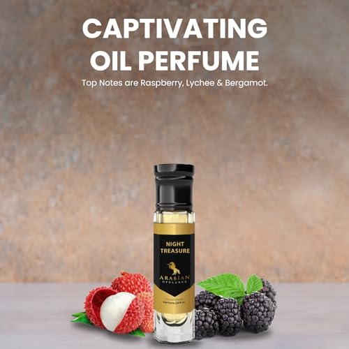 Arabian Opulence FR183 NIGHT TREASURE Roll-on Perfume Oil | Concentrated Fragrance Body Oil | Long Lasting Oil Based Perfume for Women | Travel Size Bottle Alcohol-Free (6ml) - Image 3