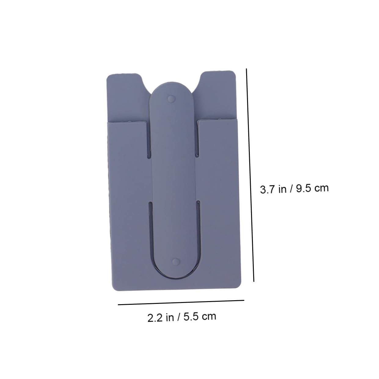 Artibetter 9pezzi Supporto Silicone Per Smartphone Con Portacarte Da Grigio Portafoglio Per Id Carte Di Credito e Contanti Con Base Stabilizzante Per Migliori Esperienze Di Visione