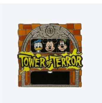 Disney タワーオブテラー　ピンバッジ　値下げしました 東京ディズニーシー タワーオブテラー オープン記念 ピンバッジ