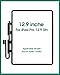 for iPad Pro 12.9 2021 Screen Replacement for iPad Pro 12.9 5th Touch Screen Repari Kits for iPad Pro 12.9 5th Gen Digitizer Screen Replacement A2379 A2378 A2461 Black (No LCD/Display)