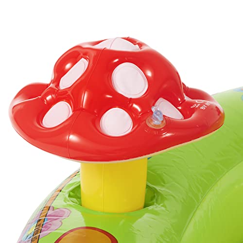 Image of INTEX Garden Inflatable Kiddie Pool: Inflatable Kids Pool with Water Sprayer and Slide - Splash Pad - 114 inch x 71 inch x 41 inch - Ages 3+