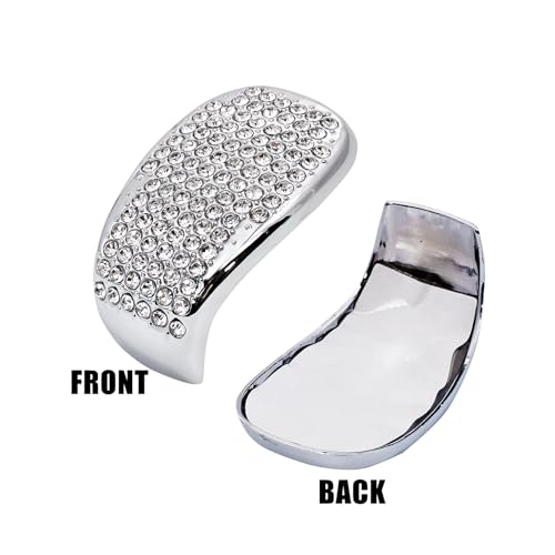 Image of Bling for Honda Car Accessory Gearbox Shift Cover Fit for 11th Gen Honda Accord Civic CR-V 2024. (Silver 5)