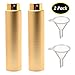 Produktbild Reise Parfüm Zerstäuber Nachfüllbar Aluminium Parfümzerstäuber - 20ML mit Trichter Auslaufsicher - für Parfüm & Aftershave im Reise(2 Stück)