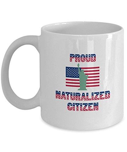 US Naturalized Citizenship Gift Coffee & Tea Mug Present For New American Citizen