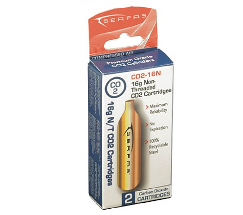 Serfas 16g Non-Threaded CO2 (2 pack)