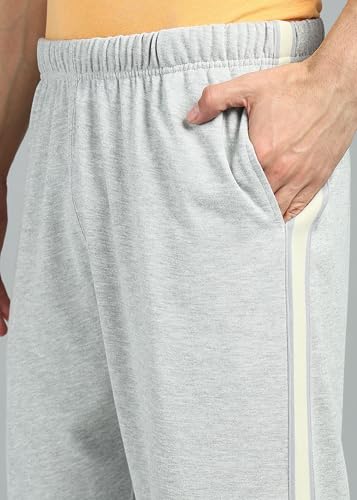 Image of Alan Jones Clothing Men's Mid Rise Side Stripe Joggers Sweatpants