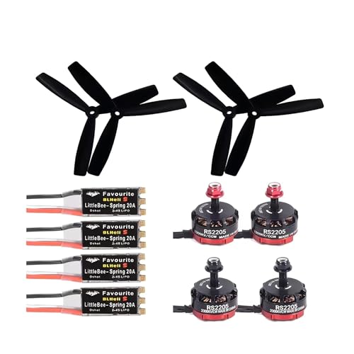 Moteur RS2205 2300KV avec ESC BLHeli_S pour pouss&eacute;e stable UAV
