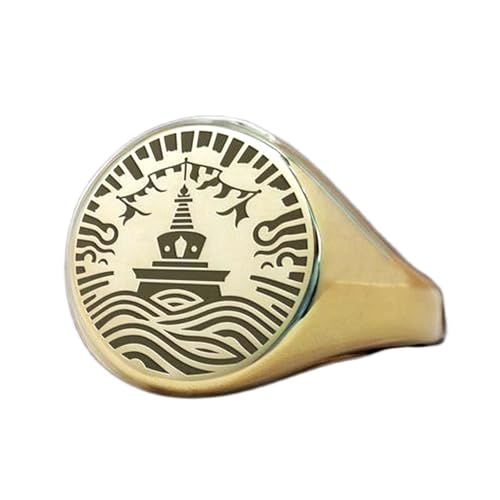 Bague phare ronde hypoallergénique pour peau sensible en argent 925