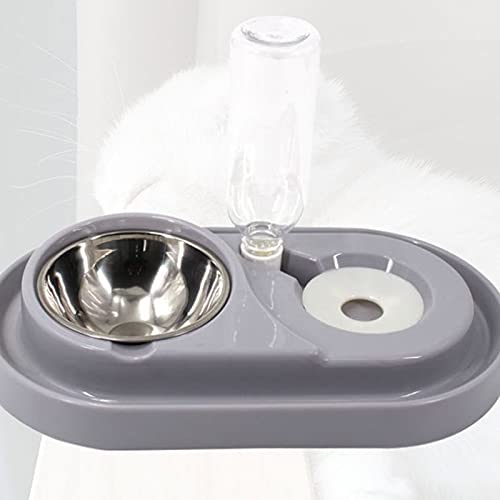 RTHGTFGW Comedero Perro Cuenco de Mascotas de plástico doméstico, Adecuado for Gatos y Perros, Gran Capacidad, fácil de Limpiar, Resistente a la caída