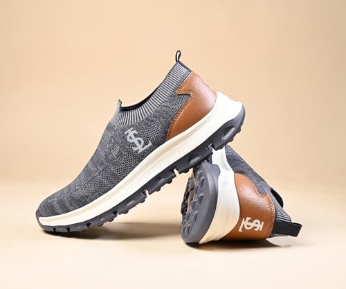 Image of LOUIS STITCH Men's Lightweight Athleisure Sport Shoes | Dual-Color EVA Sole | Casual Sneaker & Athleisure Wear | LS-AT-FS01