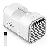 Waykar 4500BTU Portable Air Conditioner - Ideal for Tent, Camping, RV, Covers up to 130 Sq. Ft., Low Noise, Remote Control, Features Cooling, Dehumidifying, Fan in Compact 3-in-1 AC Unit - AC Powered.