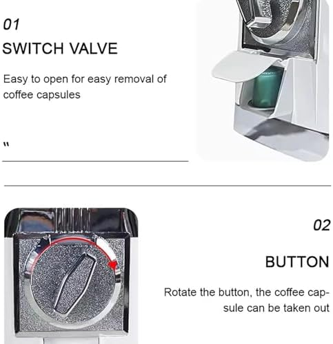 Coffee Pod Vending Machine - Coin Operated Mini Round Dispenser for Gashapon Capsules, Toys, and Candy - Perfect for Offices, Events, and Game Rooms