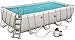 Bestway Power Steel, piscina rettangolare con telaio in acciaio, con pompa...