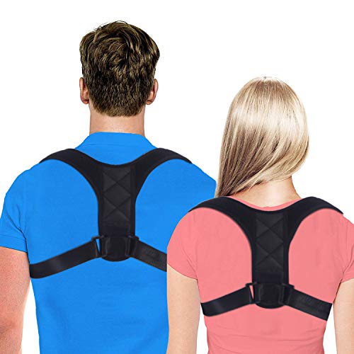 【2019 New】Posture Corrector for Women and Men, FDA Approved Adjustable Upper Back Brace