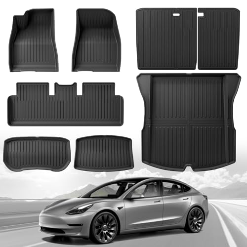 Weize Floor Mats Fit for Tesla Model 3 Highland 2025