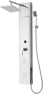Tahiti Edelstahl Duschpaneel Duschsäule Duscharmatur Regendusche Brause