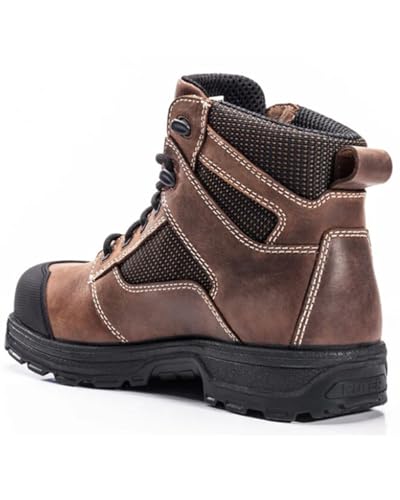 ROYER Men's Agility 6" Composite Toe Non-Metallic Work Boot Brown - 5620GT BROWN3