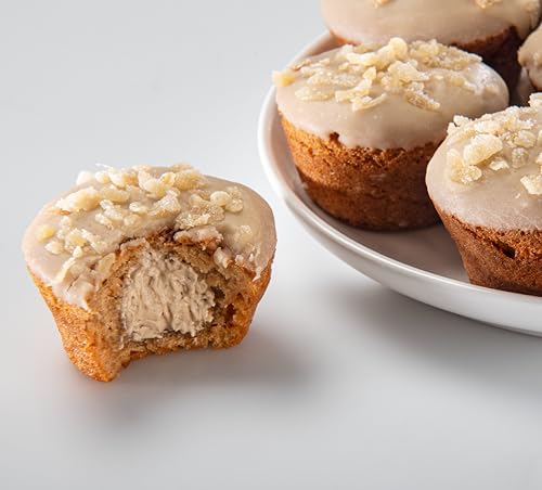 Katz Gluten Free Gingerbread Crème Filled Cupcakes. Dairy Free, Nut Free, Soy Free, Gluten Free | Kosher (1 Pack of 4 Crème Cupcakes, 7 Ounce)