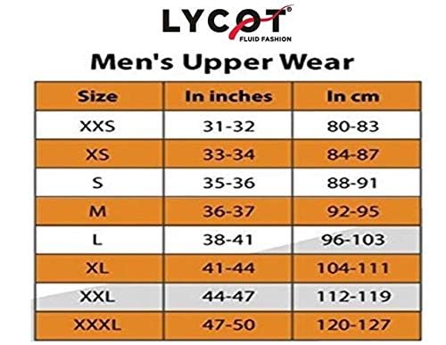 LYCOT Fluid Fashion Men's Spandex Utility Solid -Sports Inner F/S Pattern Black XXL 3