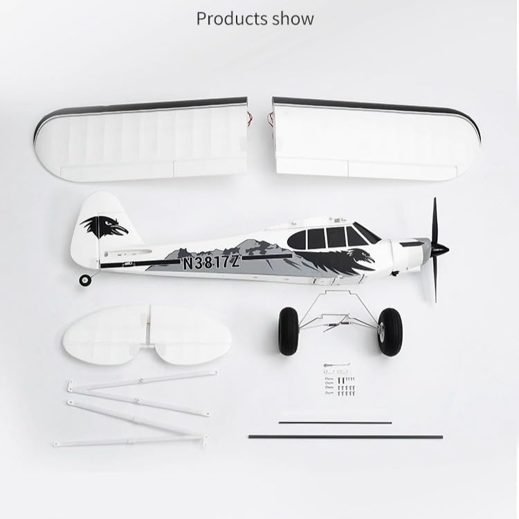 DZHSNWJ FMS PA-18 1300mm Super Cub V3 PNP RC Trainer STOL Plane Without Remote Control and Batteries Airplane Model New in Stock