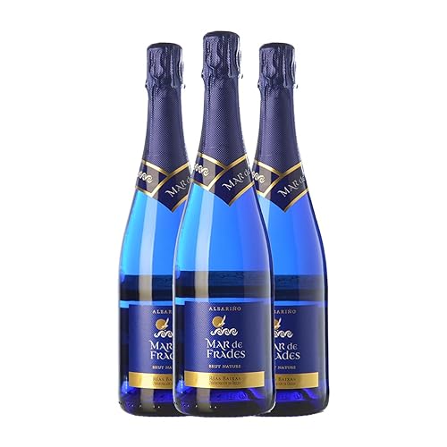 Mar de Frades Albariño Brut Nature Rías Baixas 75 cl Espumoso blanco (Caja de 3 Botellas de 75 cl)