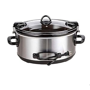 Crock Pot Programmable Cook Carry 7 Quart Slow Cooker