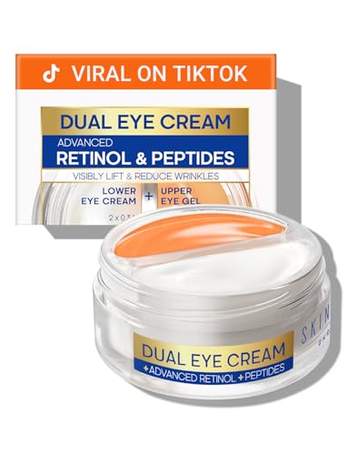 SKIN ULTIMA Dual Eye Cream with Advanced Retinol, Peptides, Caffeine ...