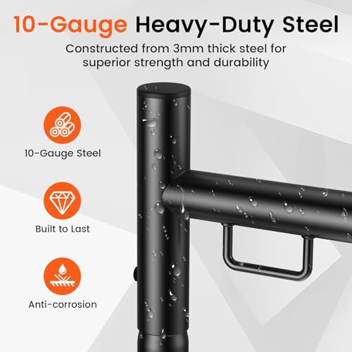 Image of JY PERFORMANCE Truck Bed Ladder Racks, 800 lbs Capacity, Non-Drilling
