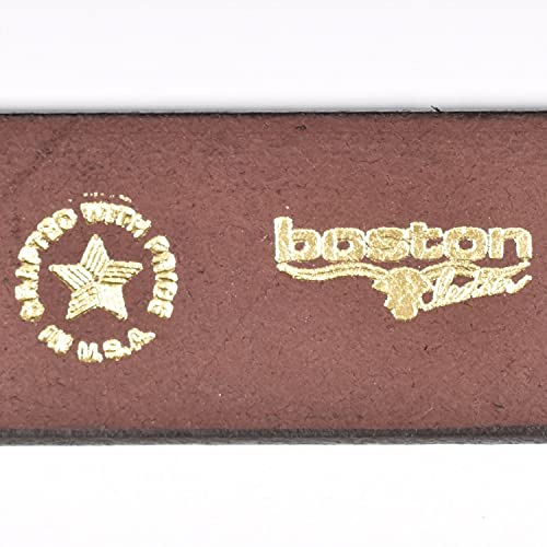 Boston Leather 1.75in. Leather Garrison Belt | 32 Black3