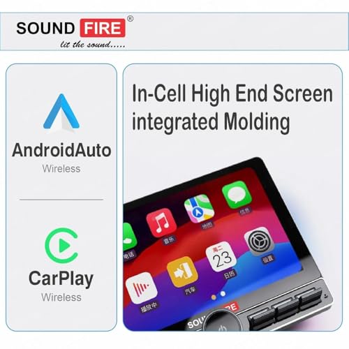 Image of SOUND FIRE Trillion 10.1 Inch 2K Diamond 2GB RAM / 32GB ROM with DSP /QLED /Android Auto /CarPlay Android Car Stereo