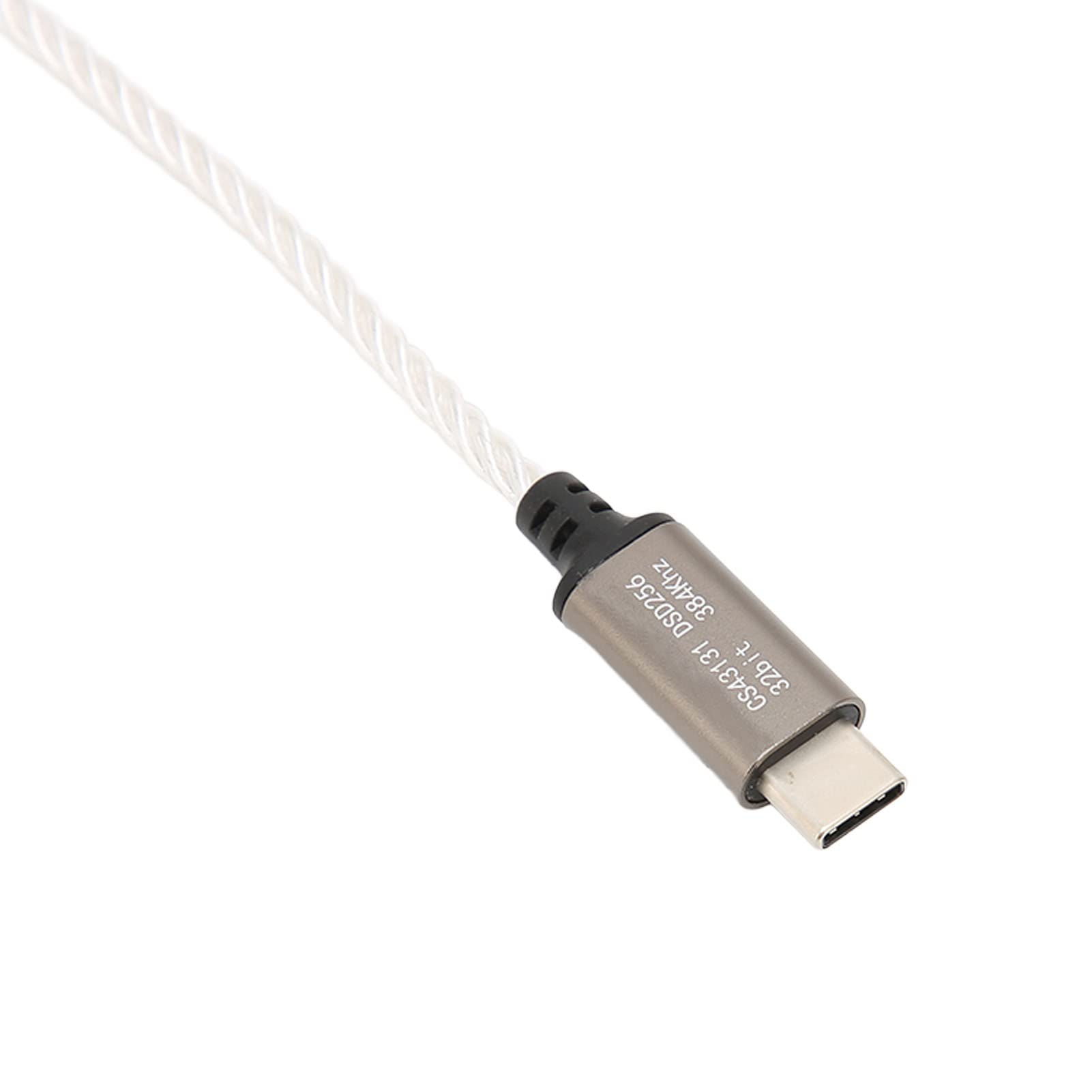 Adattatore Jack Da USB-C A 3,5 Mm Con Chip CS43131 | Cavo Hi-Fi 15 Cm Per Cuffie, Decodifica 32bit/384kHz E DSD256 - 2