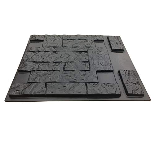 ZoSiP Jardinería Pavimento Encofrado Celosía de Hormigón Pared de ladrillo del Molde es Adecuado for hormigón Yeso de la Pared de Piedra Colas for la Piedra azulejo de la Pared Forma