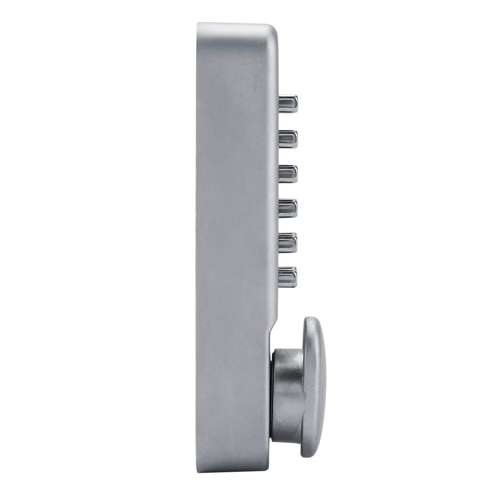 Serrure à Code Mécanique Verrou de Service en Alliage de Zinc Verrouillage De Porte Entré Sécurité Idéal pour La Porte de Garage, Convient aux Portes d'une épaisseur de 10 à 65 mm