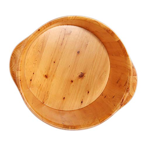 Cubeta de madera para spa de pies para masaje familiar miniatura 3