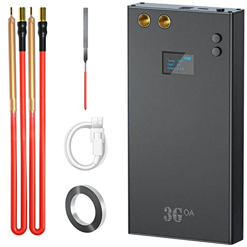 Upgraded Lcd Screen Mini Spot Welder, 3Goa 7500Mah Battery Type-C Fast Charging 70 Gears Adjustable Portable Spot Welding Machine 5M Nickel Strips Diy For 18650//26650/32650 Battery #TOP16