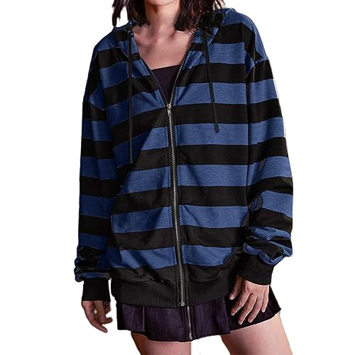 Hoodie streetwear veste légère à rayures au style chic et moderne