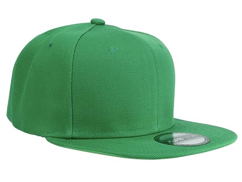 Image of Gelante Plain Blank Flat Brim Adjustable Snapback Baseball Caps Wholesale LOT 12 Pack