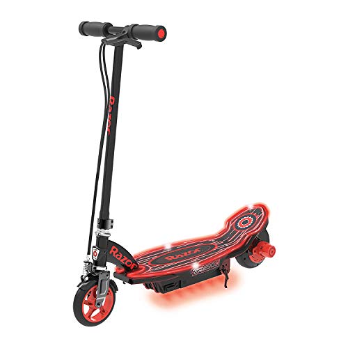 Razor Power Core E90 Electric Scooter with hub motor, push-button throttle, for kids 8+