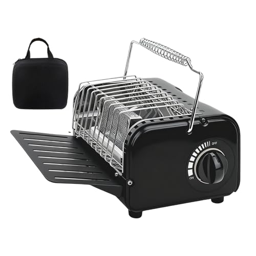 Poêle de chauffage de camping ajustable compact avec sac